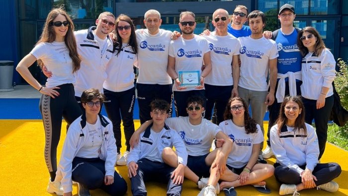 oceanika nuoto sturno terzo posto di squadra al criterium nazionale