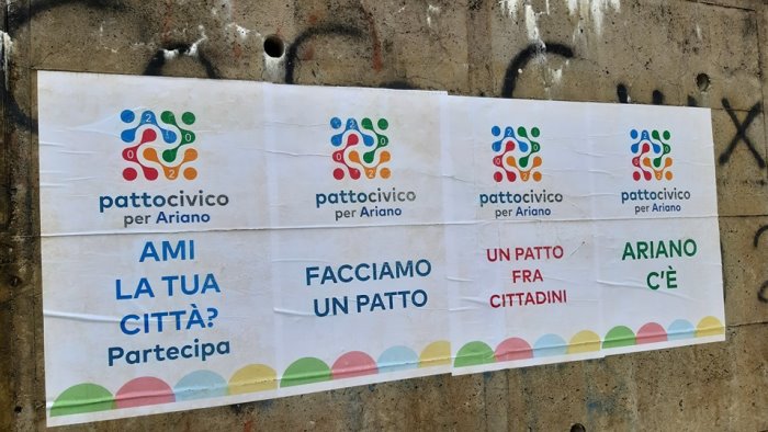 patto civico per ariano la politica a colpi di manifesti