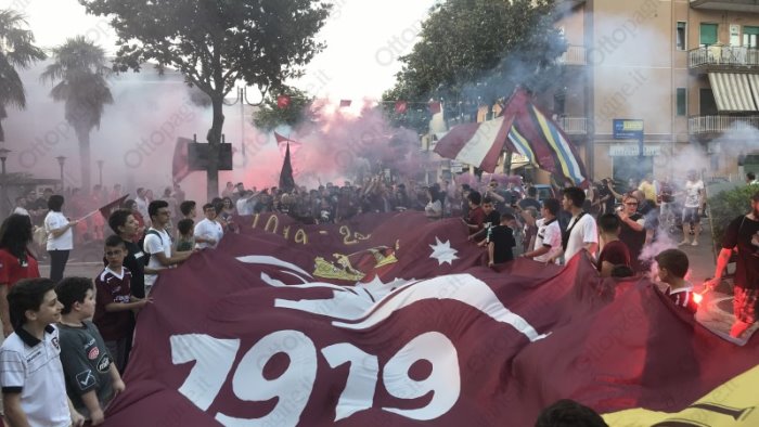 salerno in festa per i 101 anni di storia della salernitana