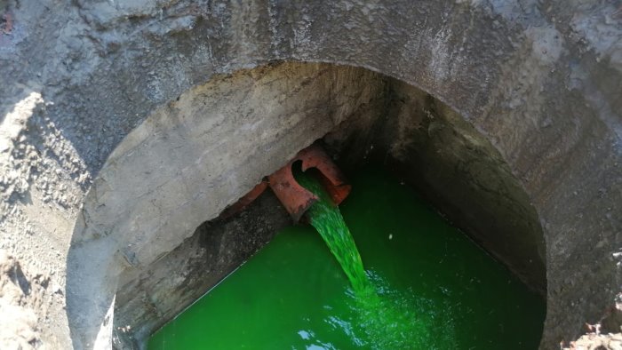 scarico irregolare in una fabbrica di angri due denunce