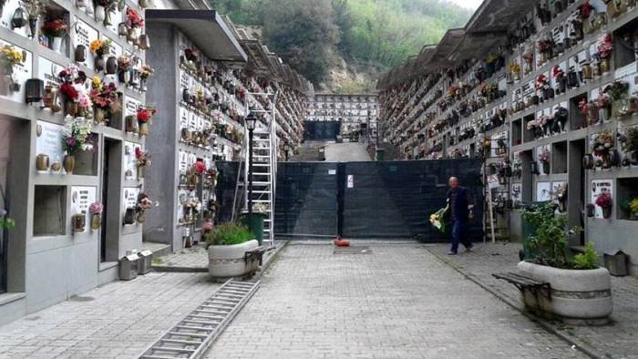 cimitero di telese terme a breve 90 nuovi loculi