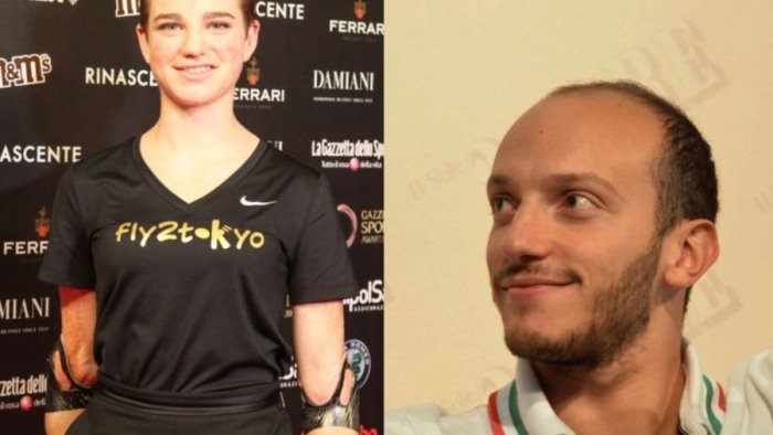 bebe vio e federico morlacchi portabandiera alle paralimpiadi di tokyo