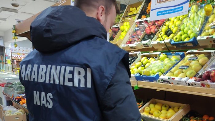 avellino blitz dei nas chiusi supermercato clinica veterinaria e pasticceria