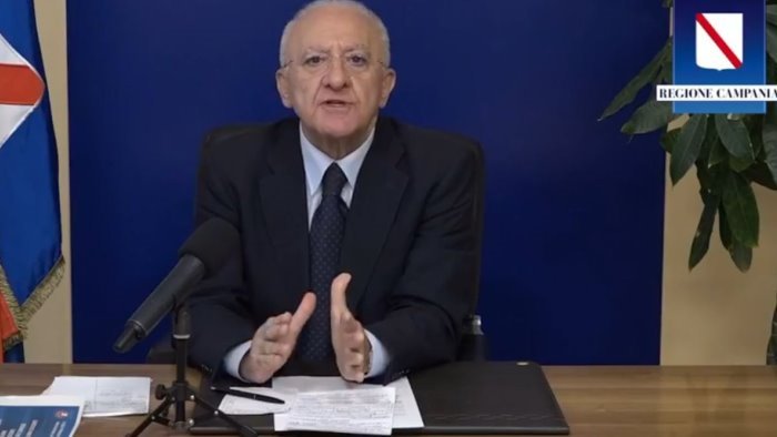 reddito di cittadinanza de luca governo recepisca proposta regione campania