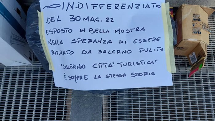 salerno pulita bacchetta i cittadini ancora errori nel conferimento rifiuti