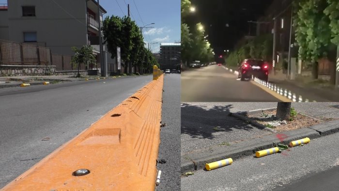 abbattuti i cordoli della metro festa stolti non resteranno impuniti