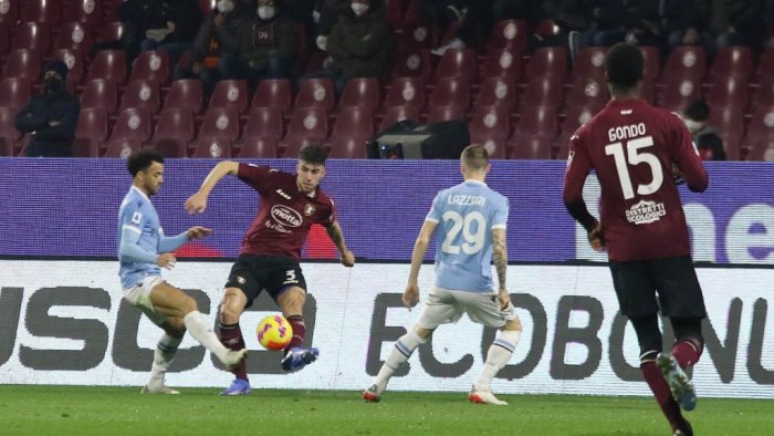 salernitana in mediana tutto su thorsby frenata per calafiori