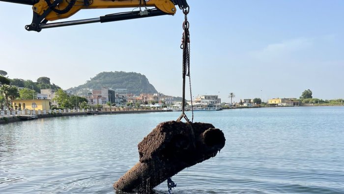 lago miseno rimosse le condutture fognarie scaricate li oltre 20 anni fa