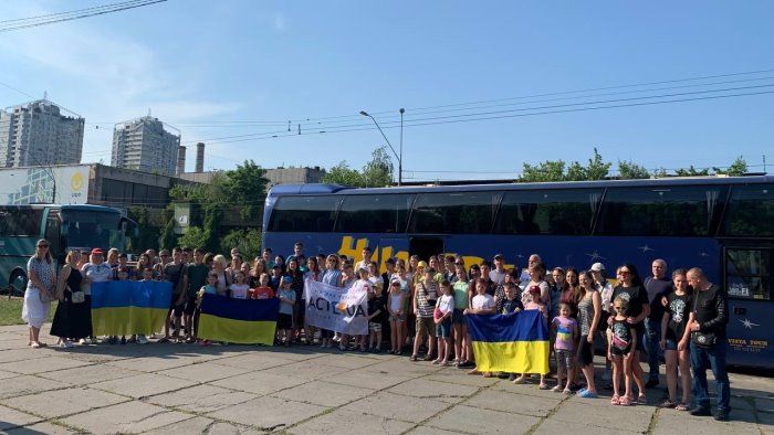 santa paolina in salvo dall ucraina arrivano mamme e bambini