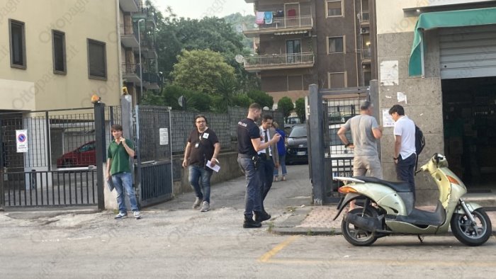 salerno giallo in via dei mille rinvenuti sei bossoli in strada