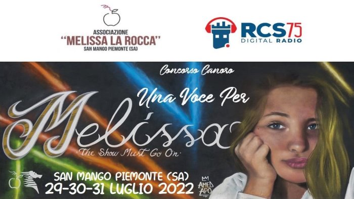 una voce per melissa c e ancora tempo fino al 15 giugno per partecipare