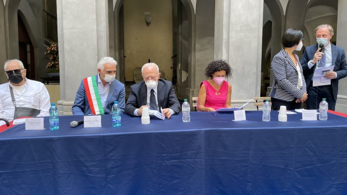 de luca la campania e la regione con la piu ricca offerta culturale