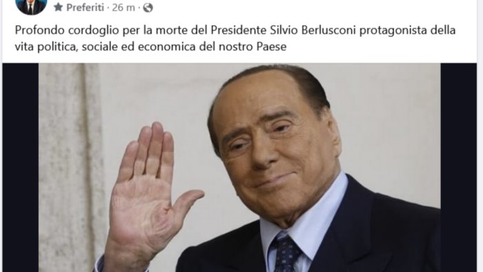 addio a berlusconi il sindaco di salerno e stato protagonista della politica