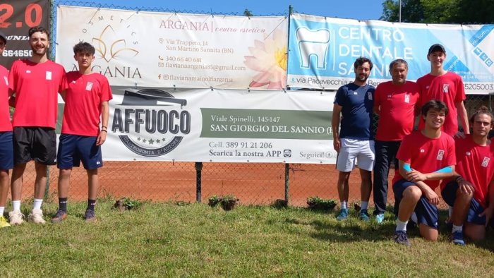 tennis b1 maschile ct san giorgio del sannio ko a rimini