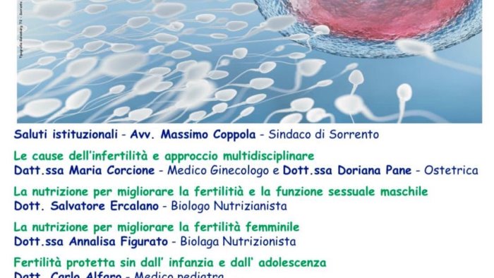 sorrento un convegno sul problema della fertilita organizzato dalla consulta