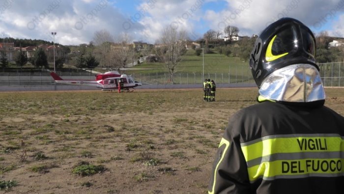 trovato vivo dai vigili del fuoco il pensionato scomparso a molinara