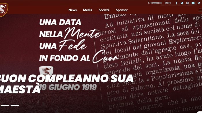 auguri salernitana il messaggio del presidente iervolino e un piccolo regalo