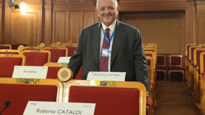 il senatore matera relaziona al parlamento svedese