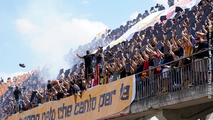 benevento riecco i derby campani il dato e tra i piu alti degli ultimi 10 anni