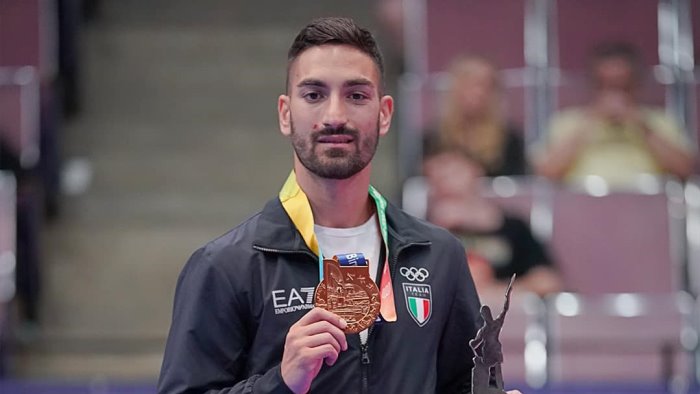 giochi europei karate crescenzo di bronzo