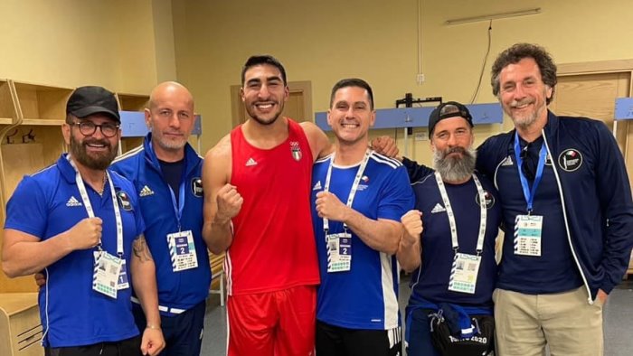 giochi europei boxe mouhiidine parte piano poi domina l ucraino kartsan