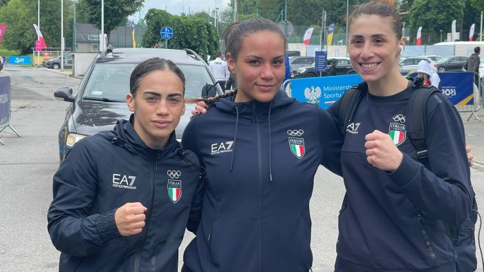 giochi europei boxe irma testa soffre ma supera la brittanica glynn