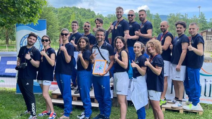 nuoto new sporting in ariano strabiliante cinque campioni interregionali