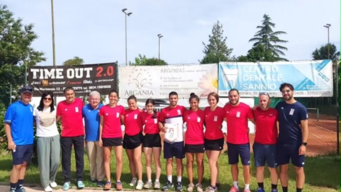 tennis b2 femminile il ct san giorgio del sannio rallentato dal parioli