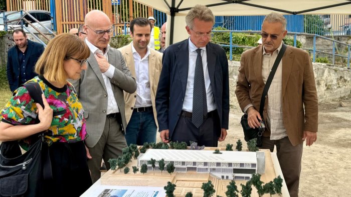 napoli partito il cantiere per la realizzazione della nuova scuola a pianura