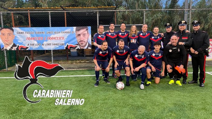 un torneo di calcio interforze per ricordare i carabinieri morti giovani