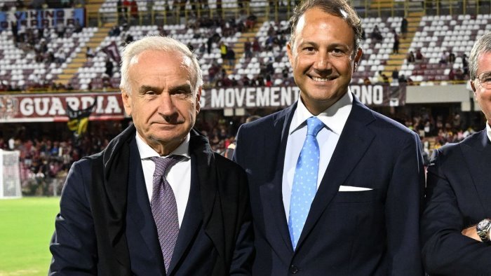 salernitana petrucci e l assist sul futuro restero ma se lo fara iervolino