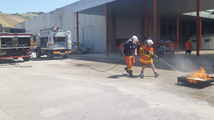 campi scuola protezione civile macchina organizzativa in moto ad ariano