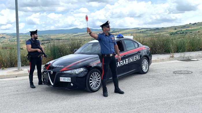 controlli e multe dei carabinieri in val fortore