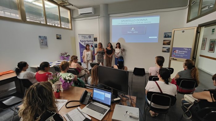 cava de tirreni inaugurato lo sportello donna del centro per l impiego