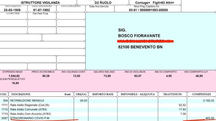 bosco a martusciello straordinari si 400 euro in due mesi