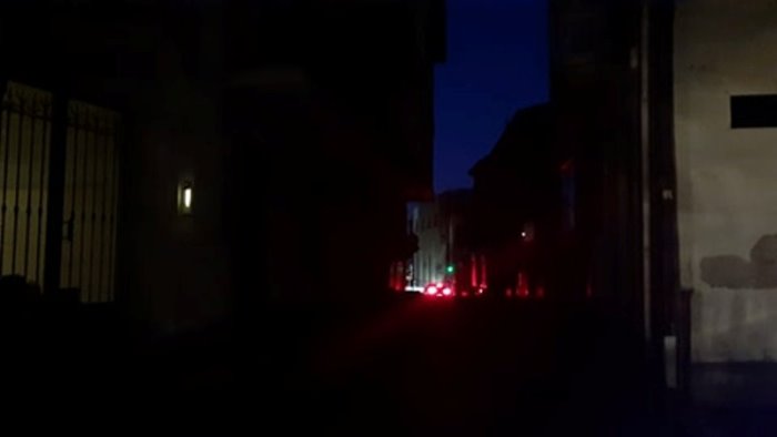 ariano black out elettrico nel centro storico