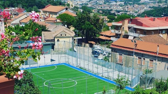 baronissi inaugurato campo a cinque a caposaragnano