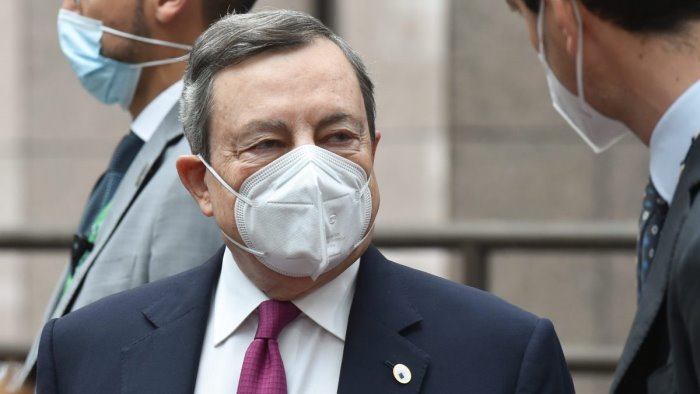 draghi fiducia per il futuro ma la pandemia non e finita