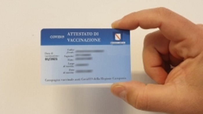 attestato di avvenuta vaccinazione che fine hanno fatto le card della regione