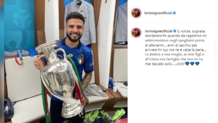 l italia dei partenopei campione d europa insigne lo sognavo da sempre