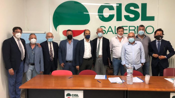 logistica firmato l accordo tra cisl salerno trasporti ed emergenza legalita