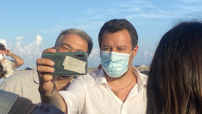 comunali salvini a salerno centrodestra unito insieme si vince