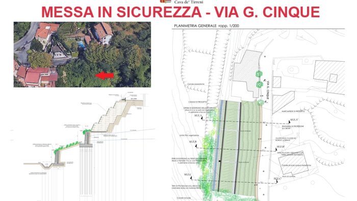 cava frana di via cinque via ai lavori di messa in sicurezza