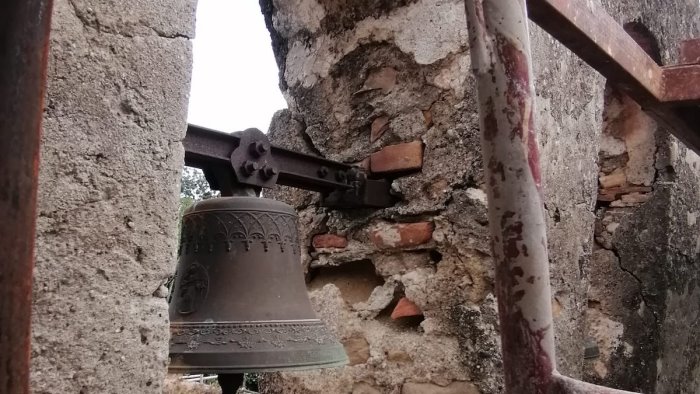 salerno continua il restauro del campanile di san felice in felline