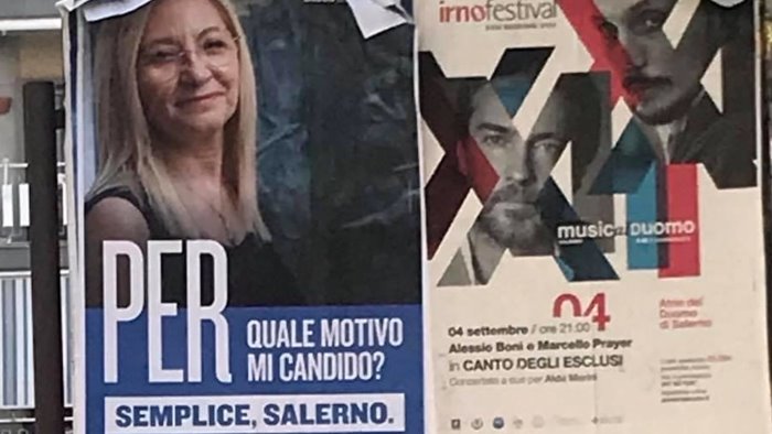 manifesti abusivi la barone mi scuso pubblicamente pagheremo la multa