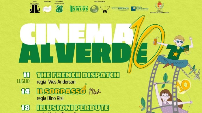 cinema al verde tutto pronto per la decima edizione a pontecagnano