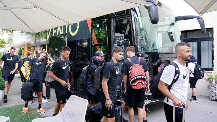 giallorossi arrivati a cascia