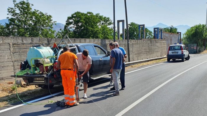 a tramonti e a roccapiemonte finiti i lavori su sp 1 e sp 280