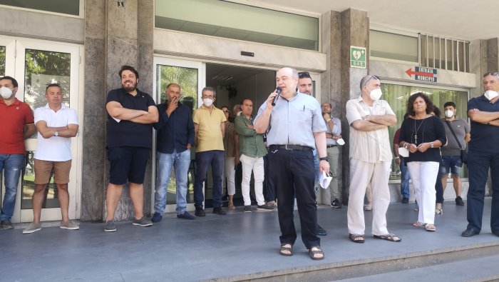 manifestazione di solidarieta domenico cinque no a qualunque intimidazione