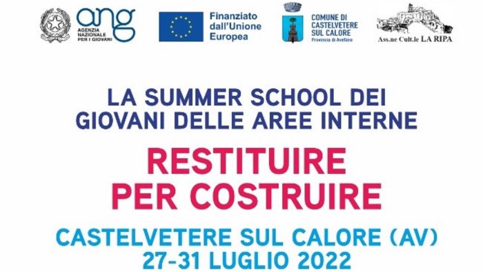 tutto pronto per la summer school dei giovani delle aree interne in irpinia